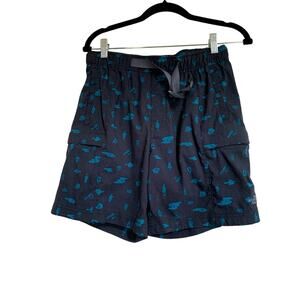 The North Face Blue Class V Belted Short Aviator Navy Camp Tools Mens Size Small